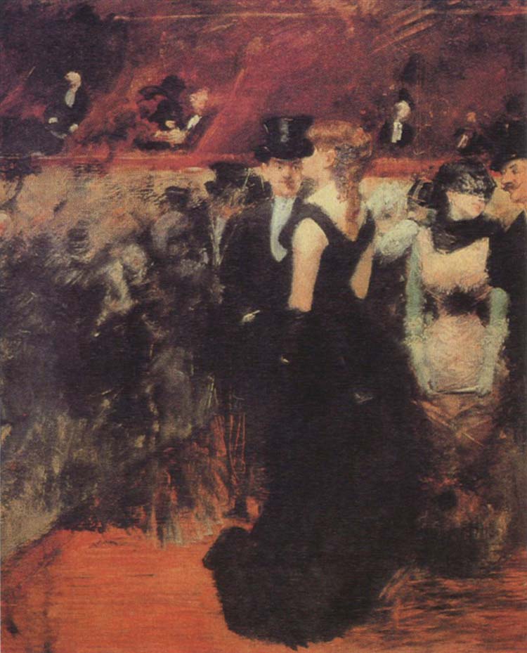 Jean-Louis Forain Ball at the Paris Opera